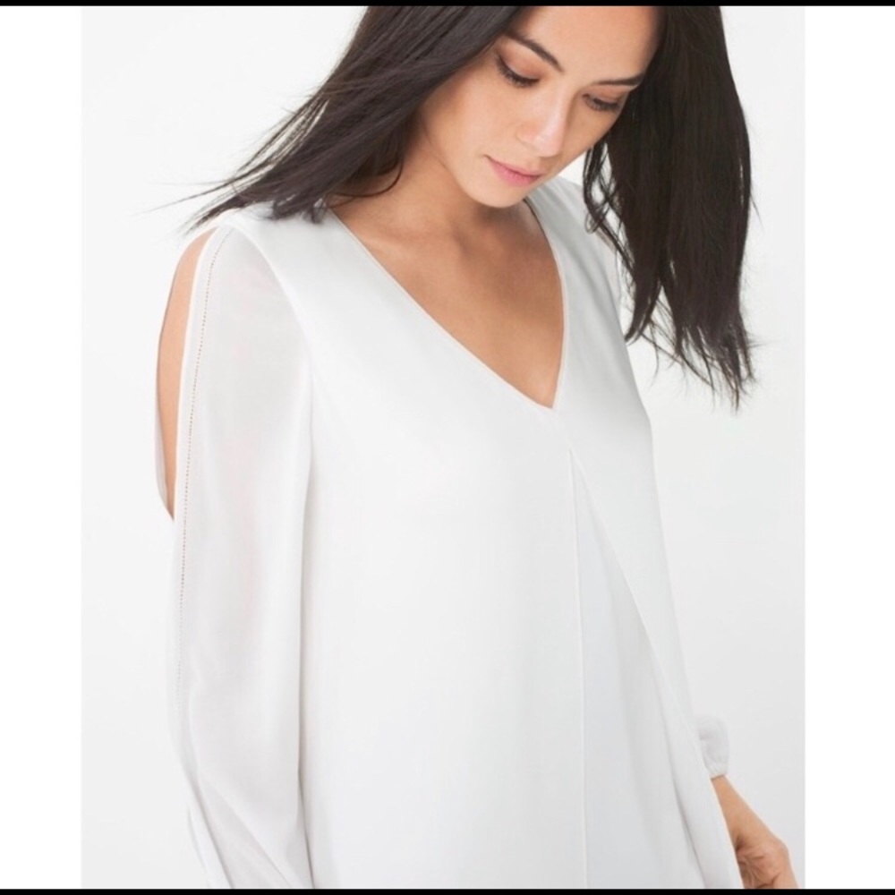 White House Black Market Boho Open Front Dress